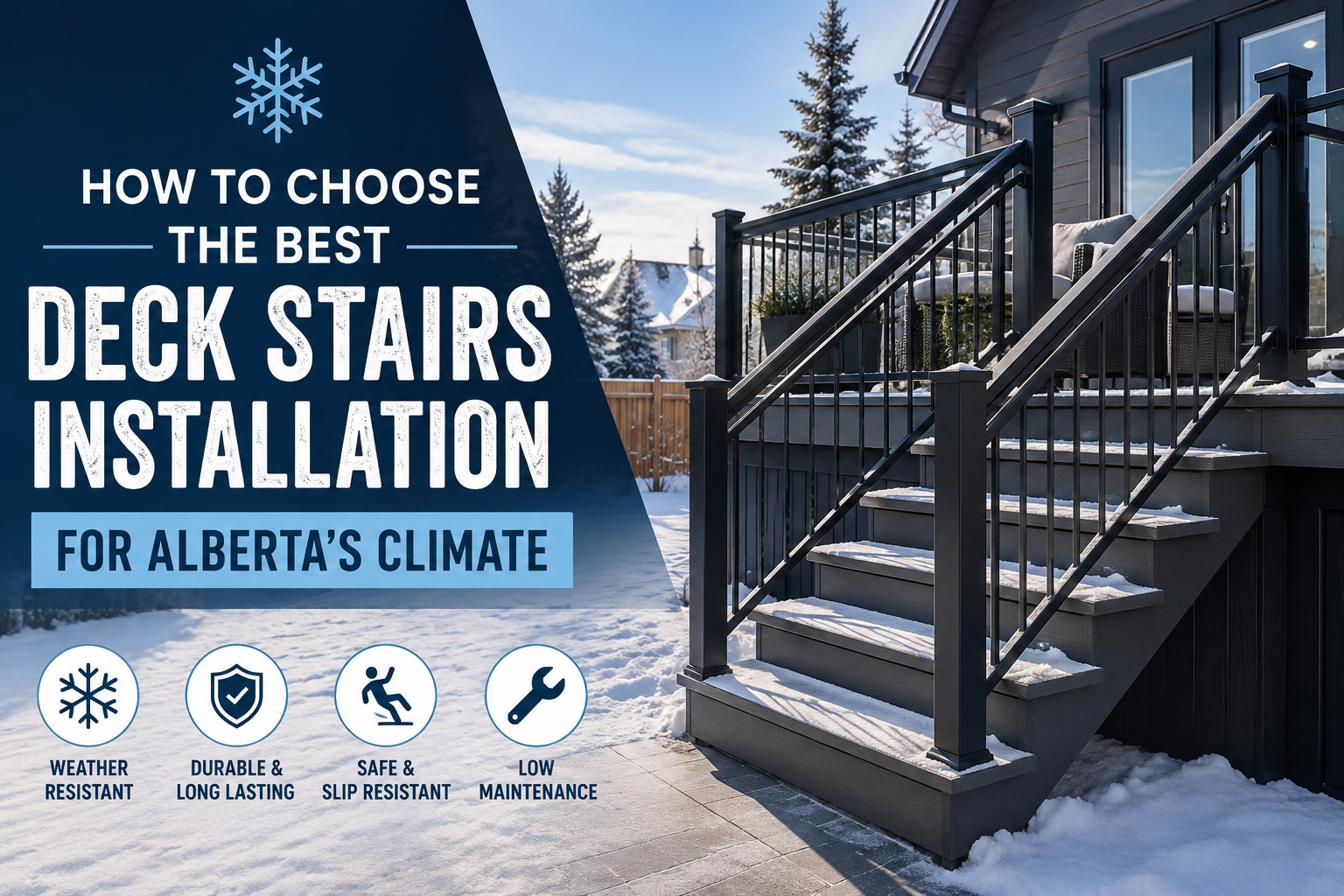 Deck Stairs Installation