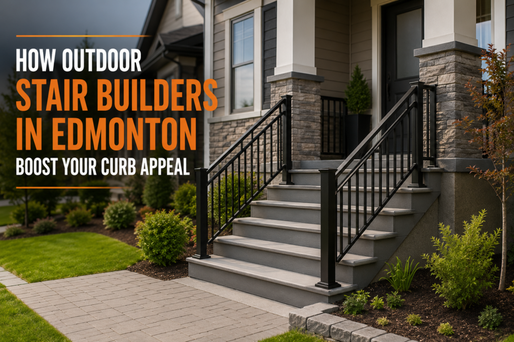 Outdoor stair builders in Edmonton