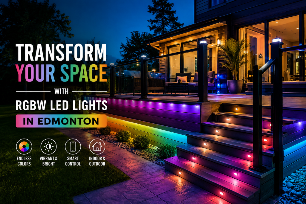 RGBW LED lights in Edmonton