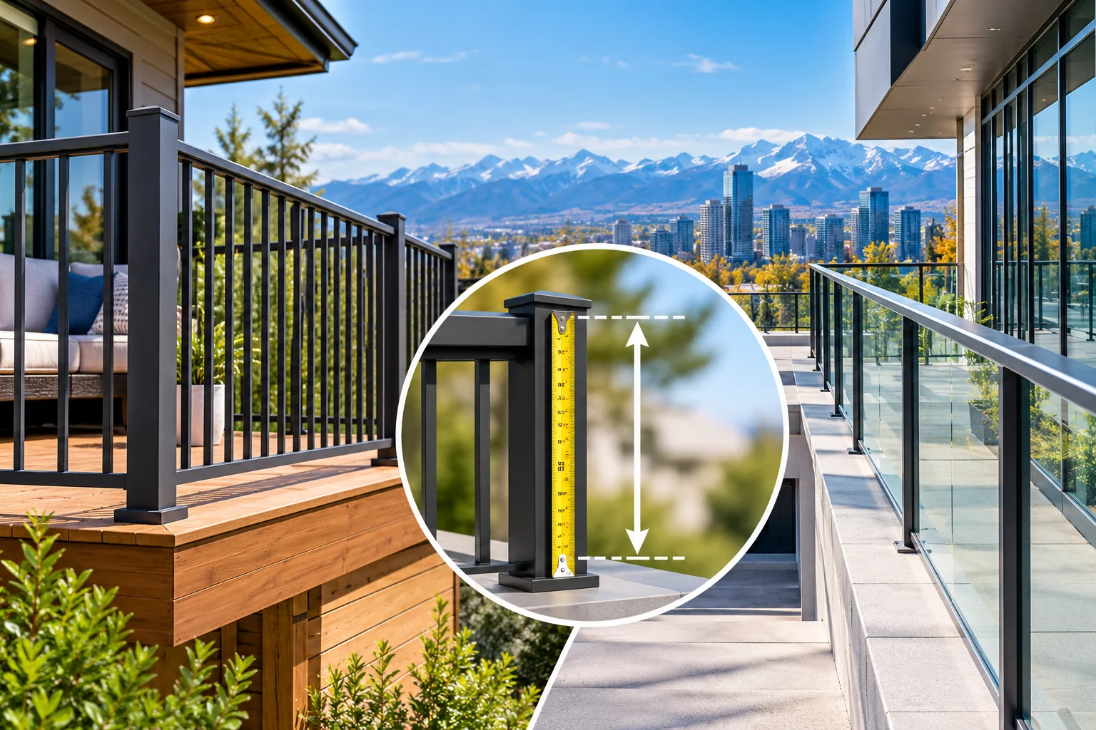 railing height requirements in Alberta