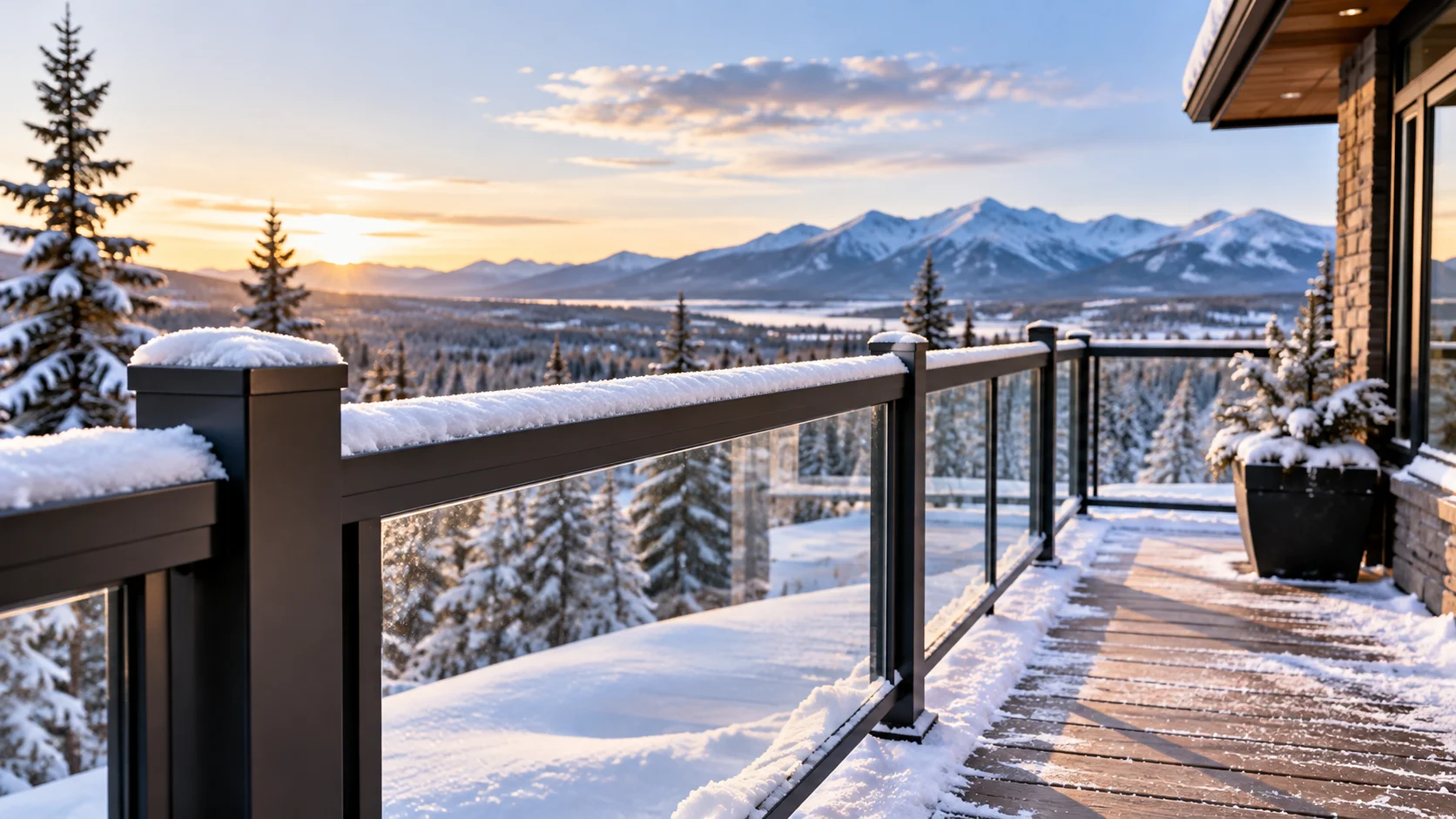 aluminum railing maintenance in Alberta