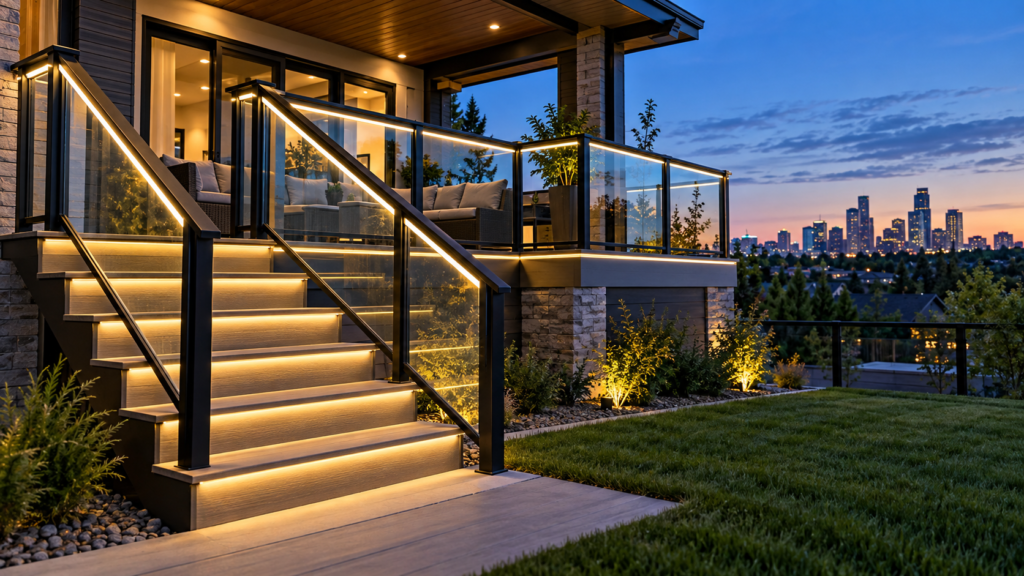 Customizable LED lighting in Edmonton